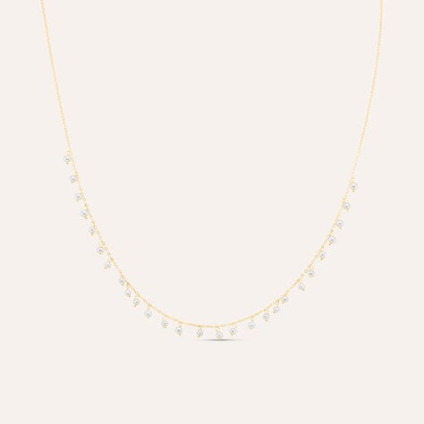 Collana Gabrielle Oro Giallo Perla D'Acqua Dolce - Collane Donna | Stroili