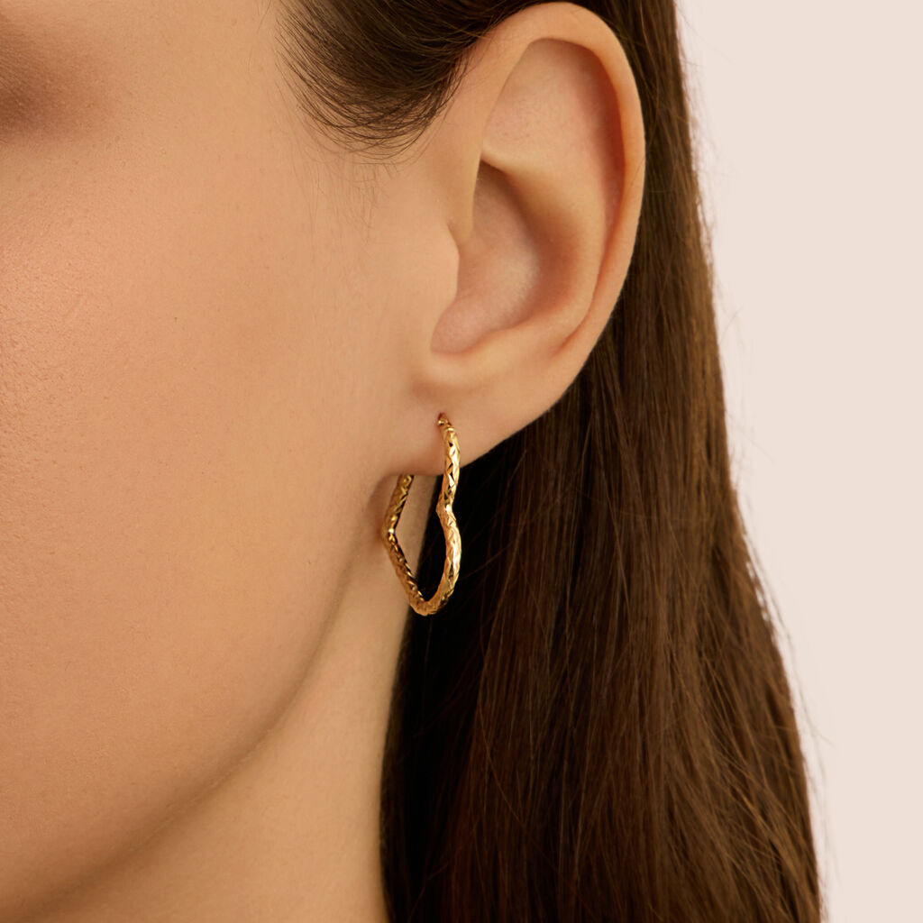 Orecchini A Cerchio Toujours Oro Giallo - Orecchini a Cerchio Donna | Stroili