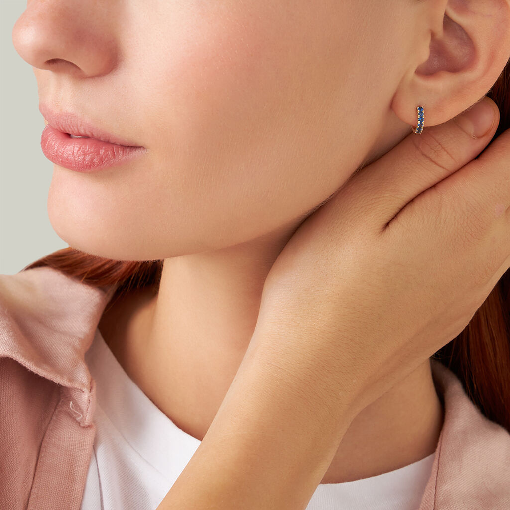 Orecchini A Cerchio Toujours Oro Giallo Cubic Zirconia - Orecchini a Cerchio Donna | Stroili