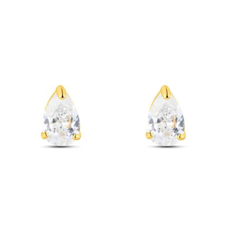 Orecchini Lobo Punto Luce Bon Ton Oro Giallo Cubic Zirconia - Orecchini a Lobo Donna | Stroili