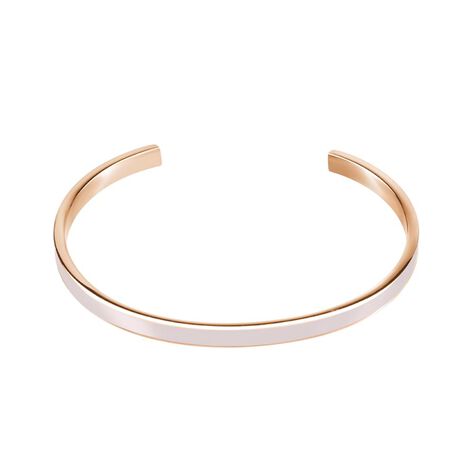 Bangle in acciaio con smalto rosa - Bracciali Donna | Stroili