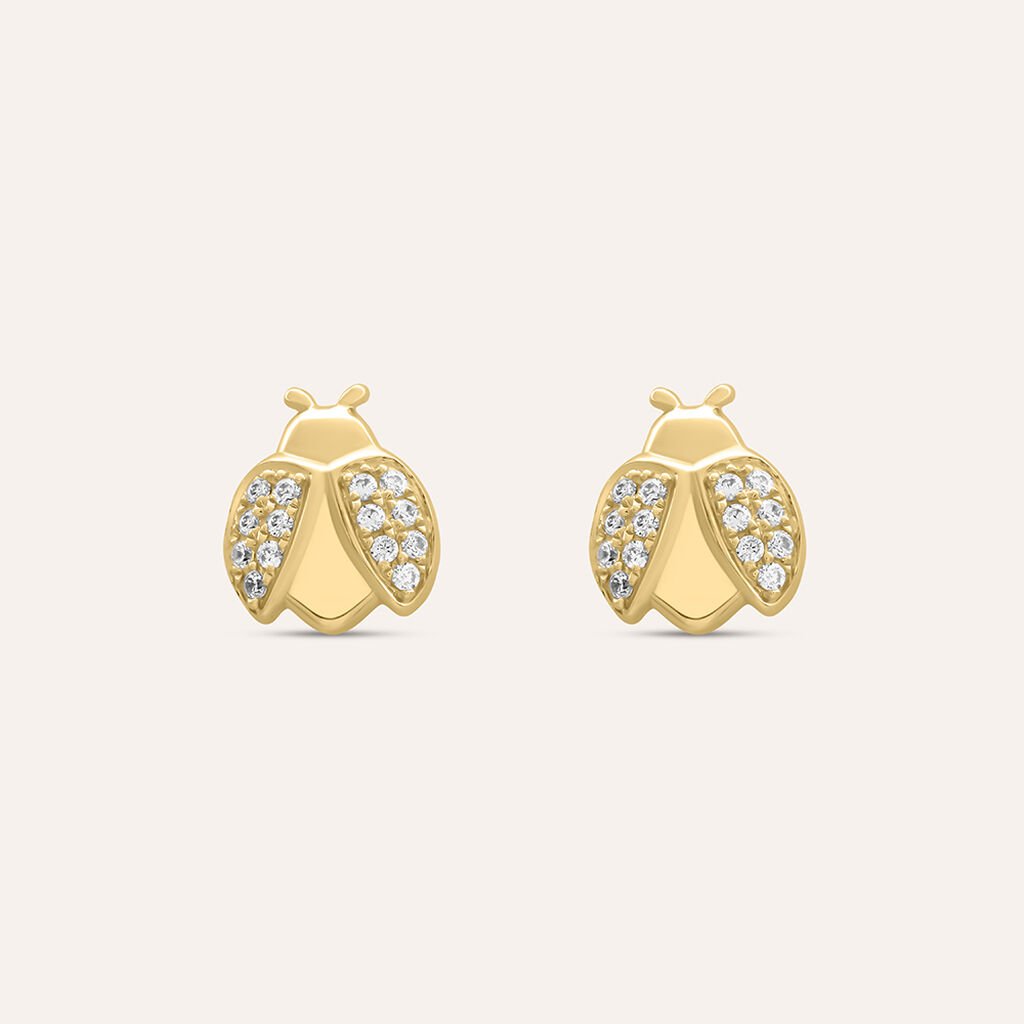 Orecchini Lobo Claire Oro Giallo Cubic Zirconia - Orecchini a Lobo Donna | Stroili