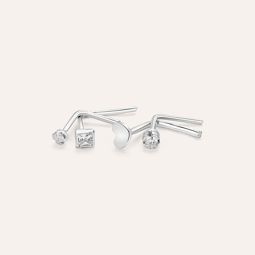 Piercing Naso Punto Luce Bon Ton Oro Bianco Diamante - Piercing Naso Donna | Stroili
