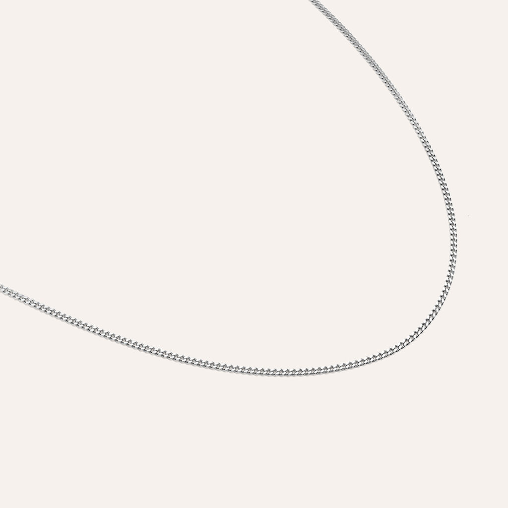 Catenina Gentleman Argento Rodiato