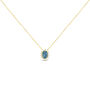Collana Amélie Oro Giallo Topazio Cubic Zirconia