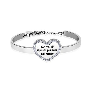 Bangle Sunrise Acciaio Cristallo