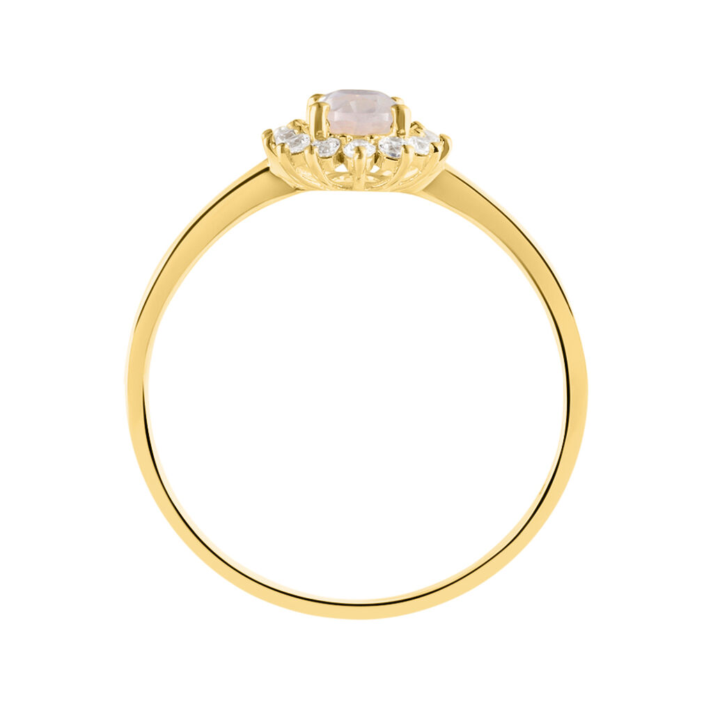 Anello Solitario Amélie Oro Giallo Quarzo Cubic Zirconia - Anelli con Pietre Donna | Stroili