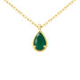 Collana Punto Luce Charlotte Oro Giallo Smeraldo