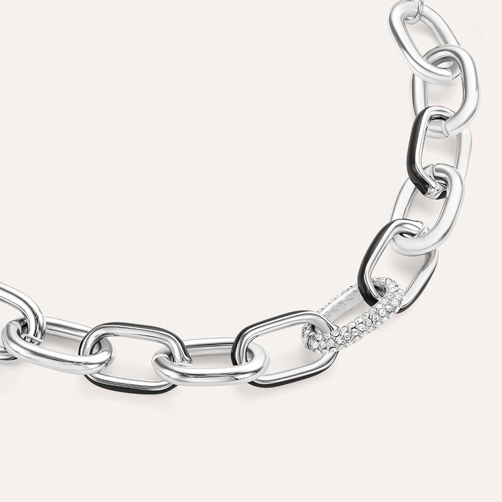 Bracciale Catena Lady Sweet Acciaio Cristallo - Bracciali Donna | Stroili