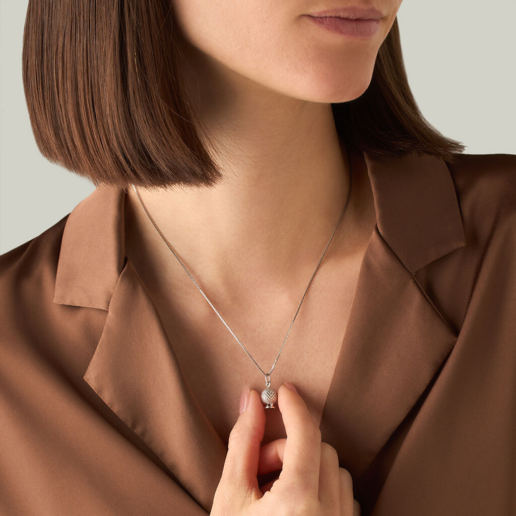 Pendente Saluti&Baci Pigna Love Beats Argento Rodiato - Ciondoli Donna | Stroili