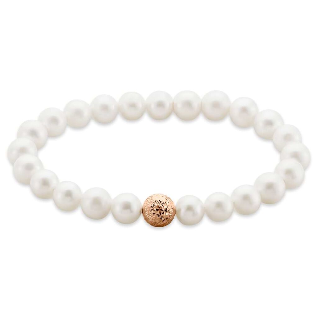 Bracciale Gabrielle Oro Rosa Perla D'Acqua Dolce