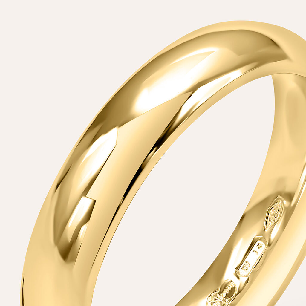 Fede Comoda 4 mm Oro Giallo