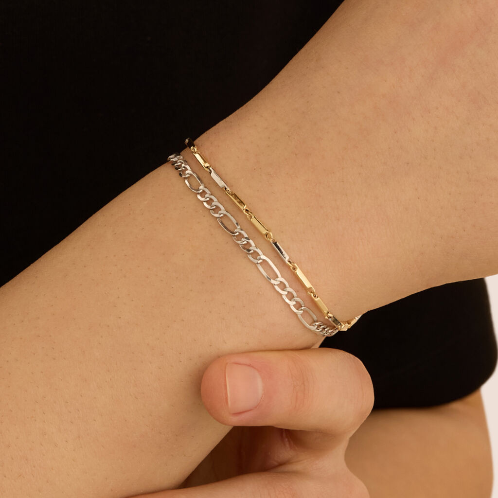 Bracciale Catena L'homme Or Oro Bicolore