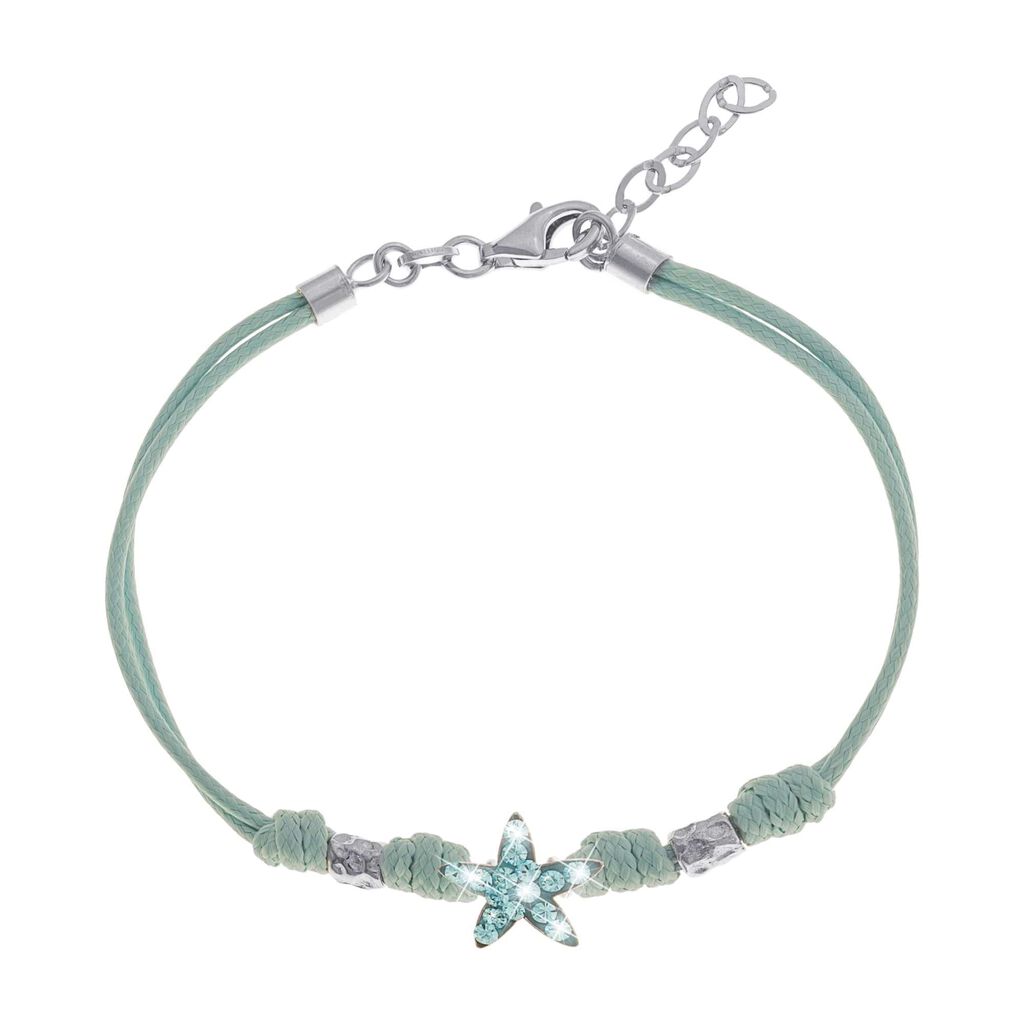 Bracciale stella in argento rodiato e cristalli - Bracciali Bambino | Stroili
