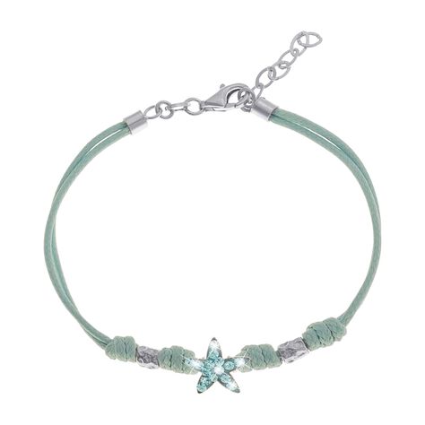 Bracciale stella in argento rodiato e cristalli - Bracciali Bambino | Stroili