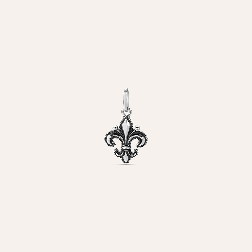 Pendente Saluti&Baci Giglio Love Beats Argento Rodiato