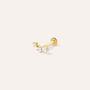Piercing Orecchio Trilogy Diamade Glam Oro Giallo Diamante Lab-Grown