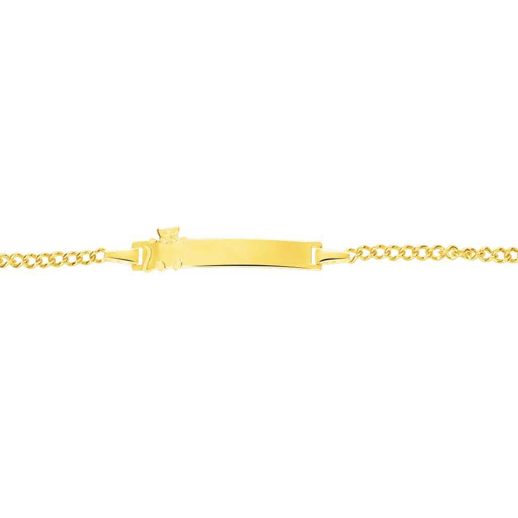 Bracciale Con Targhetta Holy Oro Giallo - Bracciali con Incisione Bambino | Stroili