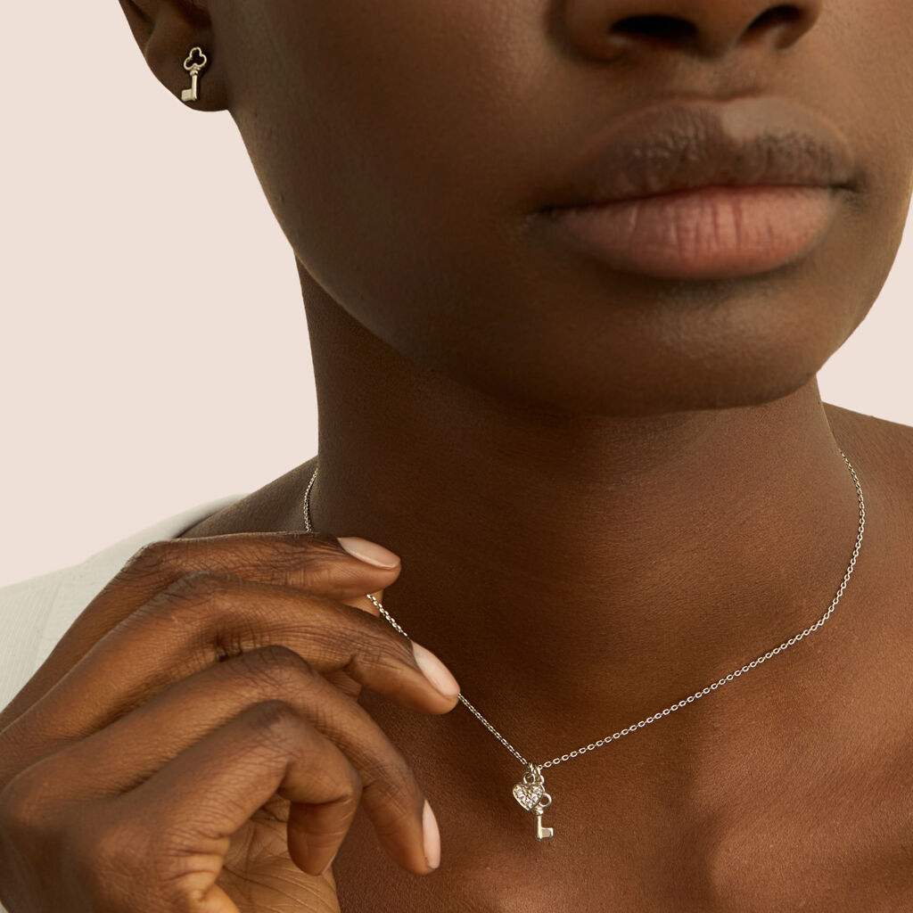 Collana Silver Moments Argento Rodiato Cubic Zirconia