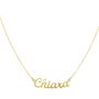 Collana Name Oro Giallo