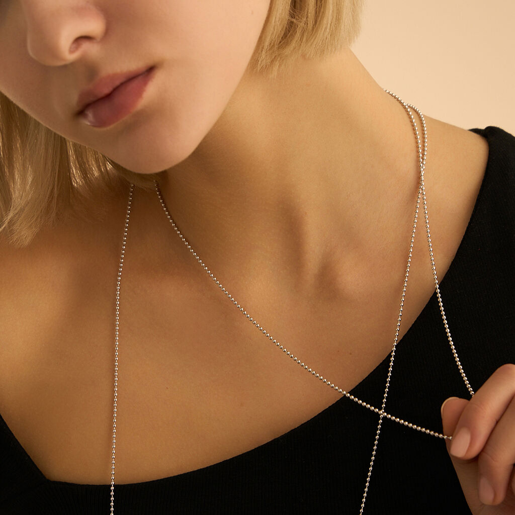 Catenina Silver Collection Argento Rodiato - Collane Catena Donna | Stroili