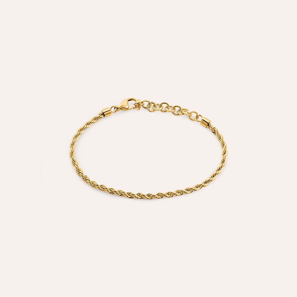 Bracciale Catena Radiance Acciaio Dorato