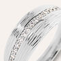 Anello Fascia Desideria Argento Nobile Rodiato Cubic Zirconia