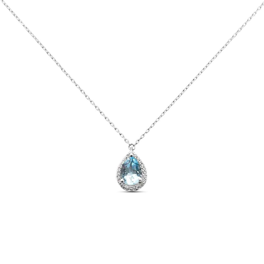 Collana Punto Luce Amélie Oro Bianco Topazio Cubic Zirconia - Collane Punto Luce Donna | Stroili