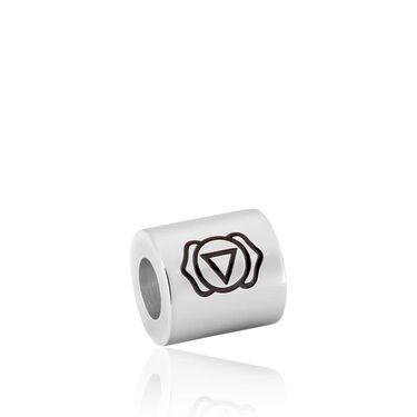 Bead VI Chakra Conoscenza in acciaio