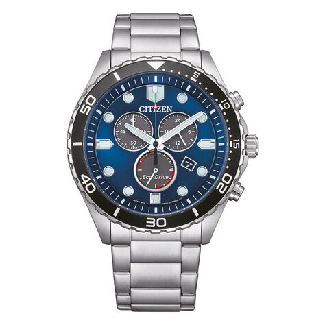 Orologio Eco Drive Citizen Ore Felici At2560-84l - Orologi con Datario Uomo | Stroili