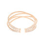 Bangle Romantic Shine Metallo Rosa Cristallo