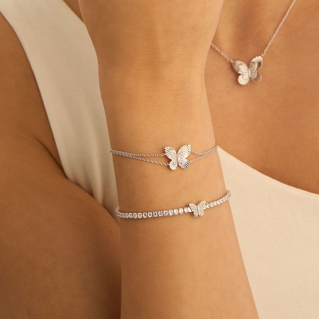 Bracciale Silver Moments Argento Rodiato Cubic Zirconia - Bracciali Amicizia Donna | Stroili