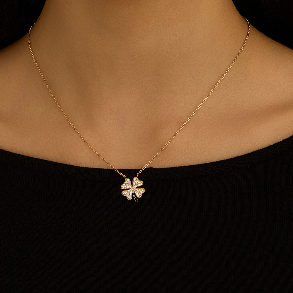 Collana Golden Dream Placcato Oro Giallo Cubic Zirconia