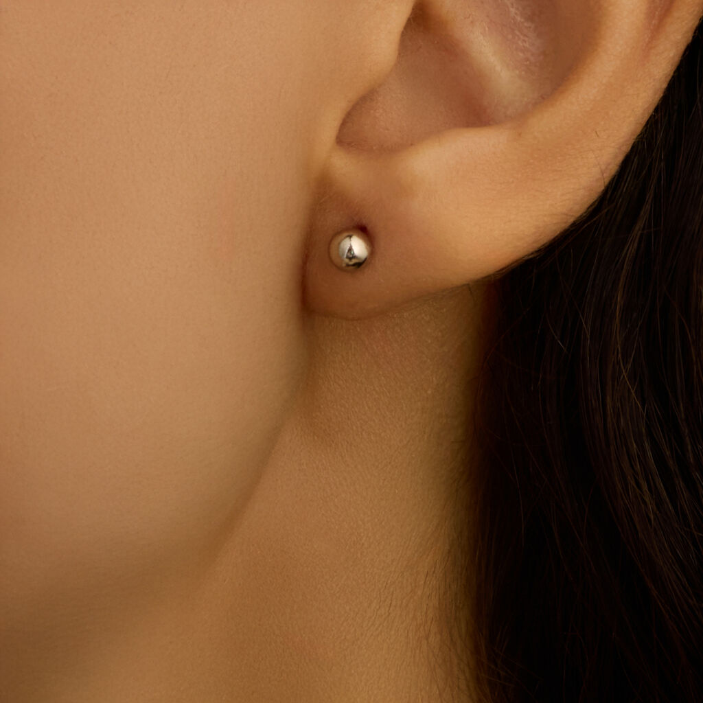 Orecchini Lobo Silver Collection Argento Rodiato