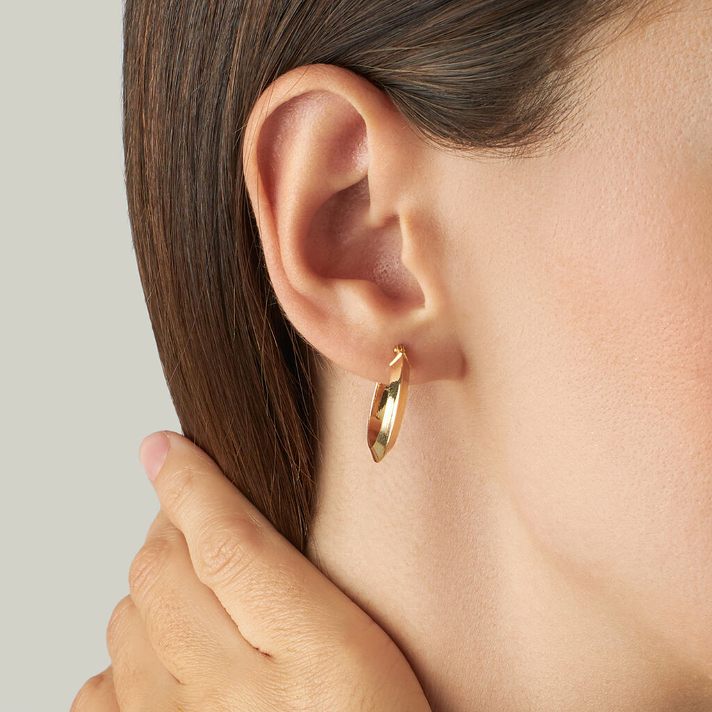 Orecchini A Cerchio Toujours Oro Giallo - Orecchini a Cerchio Donna | Stroili