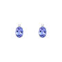 Orecchini Lobo Punto Luce Jasmine Oro Bianco Tanzanite Diamante