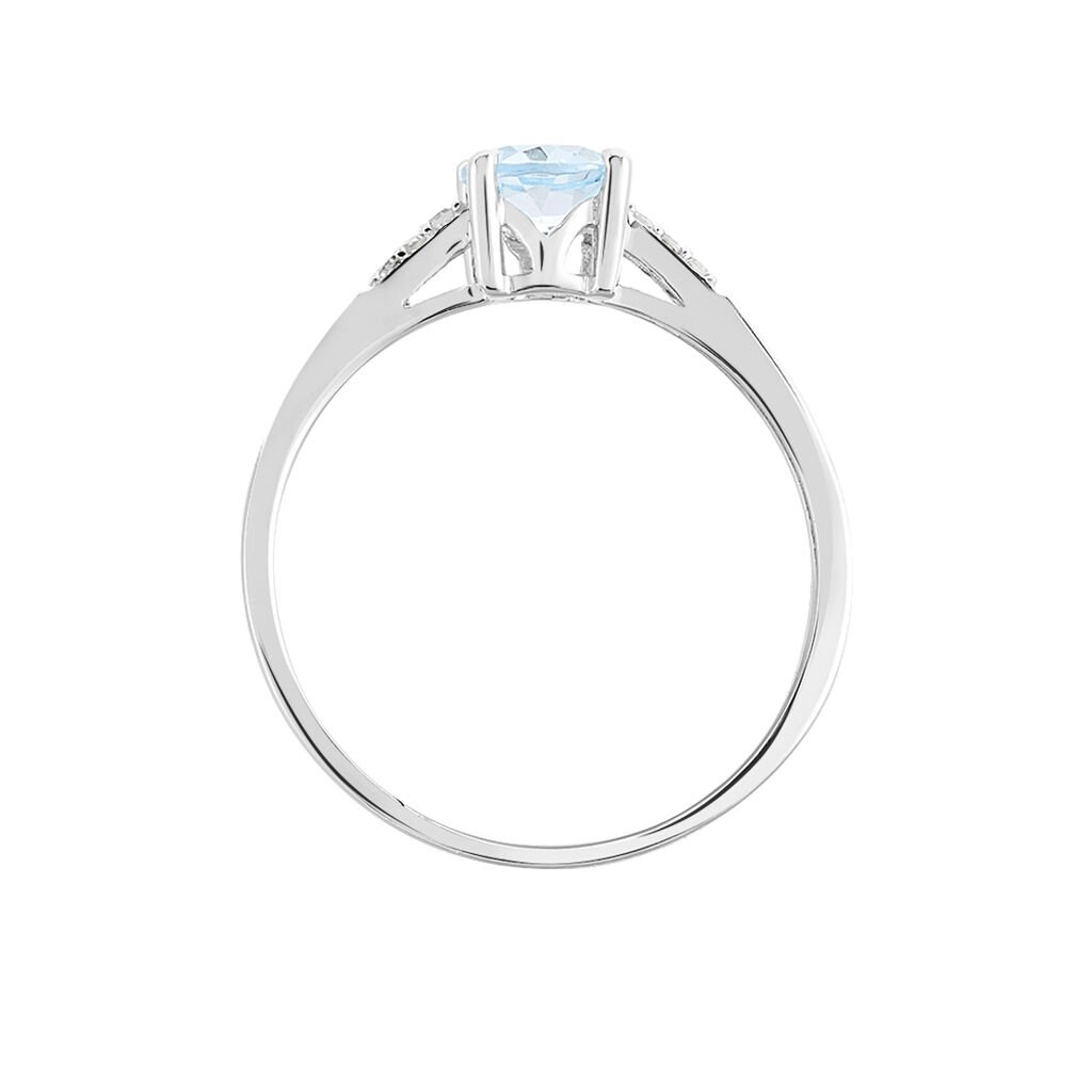 Anello Solitario Amélie Oro Bianco Topazio Cubic Zirconia - Anelli con Pietre Donna | Stroili