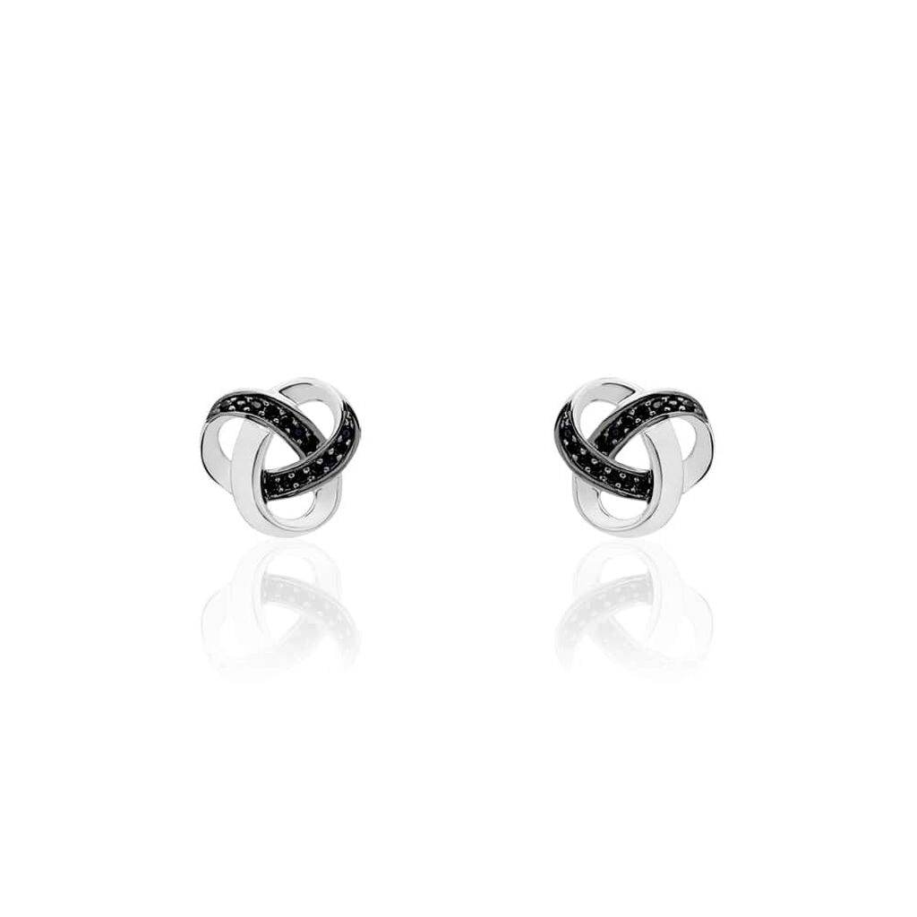 Orecchini Lobo Silver Shine Argento Rodiato Cubic Zirconia - Orecchini a Lobo Donna | Stroili