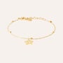 Bracciale Stella Acciaio Dorato Cubic Zirconia 16.5+3cm