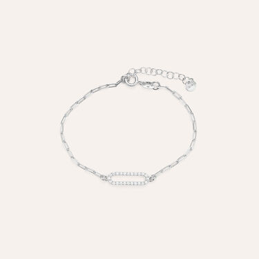 Bracciale Silver Shine Argento Rodiato Cubic Zirconia