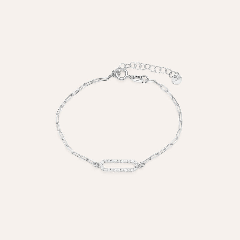 Bracciale Silver Shine Argento Rodiato Cubic Zirconia - Bracciali Donna | Stroili