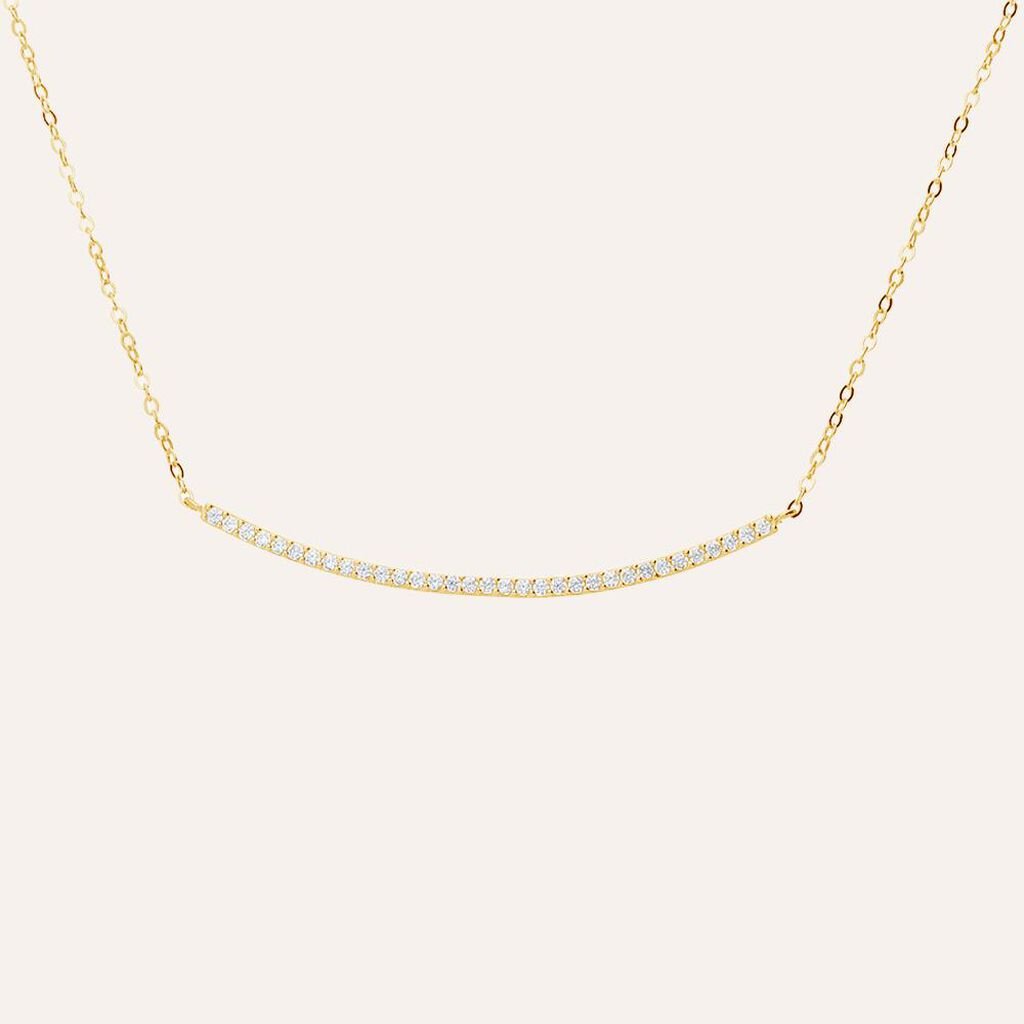 Collana Claire Oro Giallo Cubic Zirconia