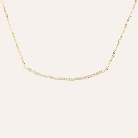 Collana Claire Oro Giallo Cubic Zirconia - Collane Donna | Stroili