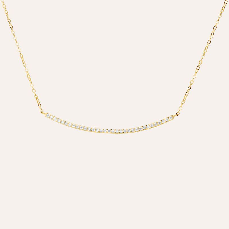 Collana Claire Oro Giallo Cubic Zirconia - Collane Donna | Stroili
