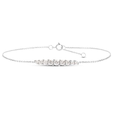Bracciale Claire Oro Bianco Cubic Zirconia - Bracciali Amicizia Donna | Stroili