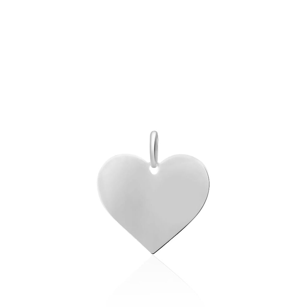 Ciondolo in oro bianco Cuore