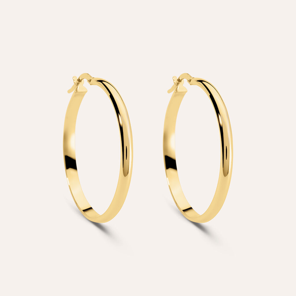 Orecchini A Cerchio Toujours Oro Giallo - Orecchini a Cerchio Donna | Stroili