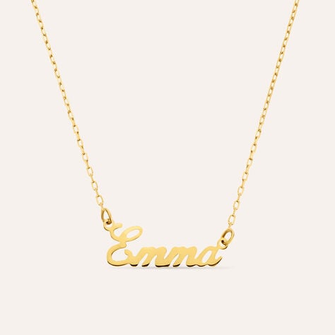 Collana Emma Gold Names Oro Giallo - Collane Unisex | Stroili
