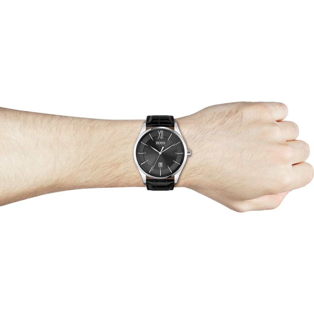 Orologio Datario Uomo Boss Distinction quadrante Nero 1513794
