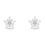 Orecchini Lobo Bon Ton Oro Bianco Cubic Zirconia